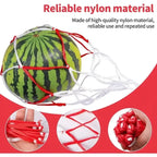 Watermelon Mesh Bag Hammock Reusable Melon Hanging Net Bag Fruit Harvest Trellis Hammock For Watermelon Pumpkin Cantaloupe