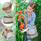 Fruit Picking Bag 55x55cm Harvesting Apron Waterproof Vegetable Foraging Bag with Shoulder Strap Portable Pouch for Farm Garden