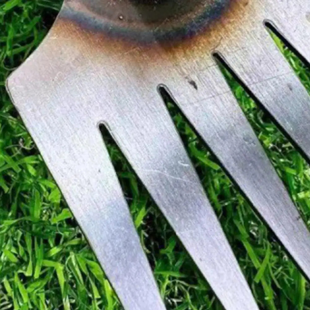 8 Teeth Garden Weed Rake 2In1 Garden Rake Manual Weed Grass Rooting Tool Puller Shovel Hand Gardening Loose Soil Tool
