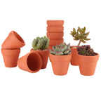 16 Pcs 1.8'' Terra Cotta Pots Pottery Planter Cactus Flower Pots Succulent Pot with Drainage Hole- Great for Plants,Crafts