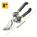 8'' Pruning Shear Anti-Slip Grip Handle Design Pruning Tools Multifunction Portable Garden Hand Tool Scissor for Tree Branches