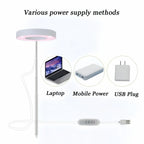Plant Grow Light,LED Growing Light Full Spectrum for Indoor Plants,Height Adjustable, Automatic Timer, 5V Low Safe Volta