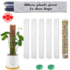 Plants Moss Pole Garden Subject Flower Plant Climbers Bonsai Accessories Pots Tutors ,for Planters Plants Growth Holder Support