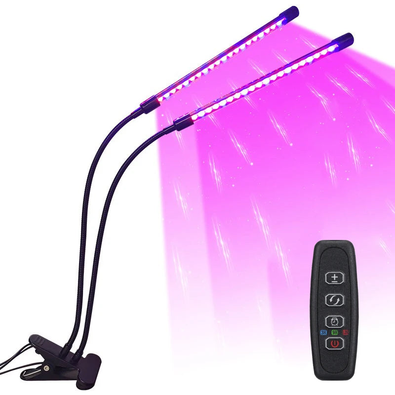 USB LED Plant Grow Light Indoor Garden 10 Dimmable Levels Grow Light Full Spectrum Timer Setting Hydroponic Greenhouse 3H/9H/12H