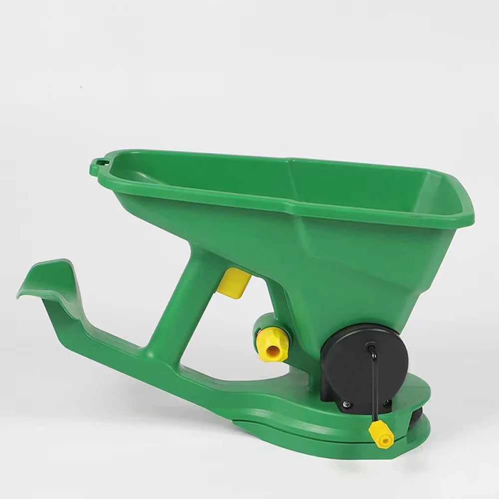 Gardening Seed Spreader Manual Seeder 1.5L Capacity  with 5 Gears Adjustable for Sowing Fertilizing Melting Snow for Garden Lawn