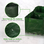 4/6/8 Grids Grow Bag Plant Garden Planter Vegetable Flower Nursery Pot Flowerpot Round Cultivation Growth Container Outdoor ﻿