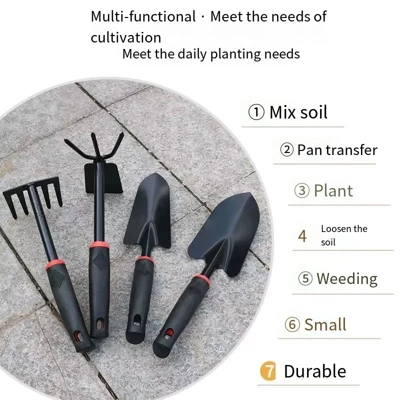 Small Gardening Shovel Set, 4 Pcs Vegetable Planting Hand Shovels, Multifunctional Garden Planting Tools