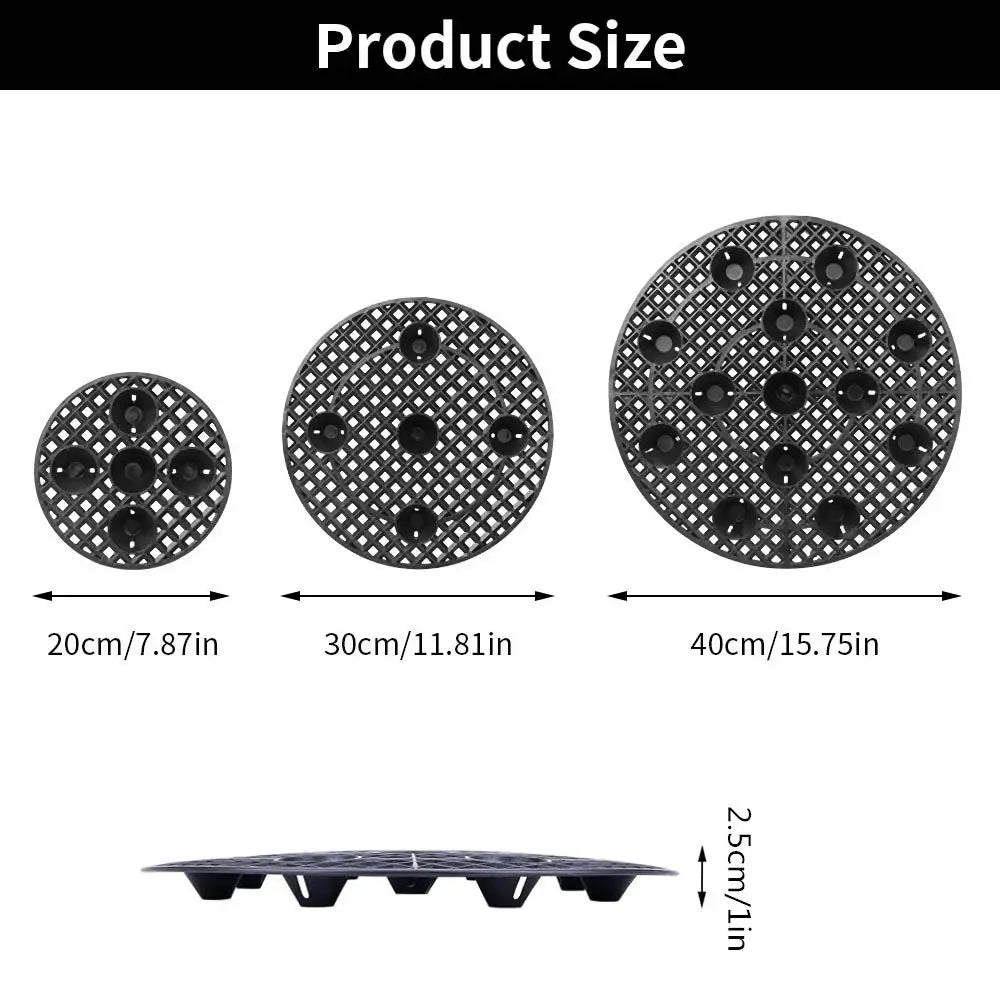 20/30/40cm Plant Pot Saucer Plant Level Pot Elevator Heavy Duty Plant Stands for Prevent Rot and Damage on Patio and Deck