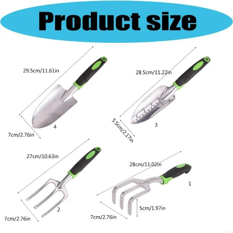 Multipurpose Heavy Duty Gardening Tool With Metal Blade Suitable For Flower Beds Seedlings Potting And Vegetable Patches M4YD