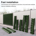 1PC Hanging Garden Plant Wall Flower Pot Container Wall Hanging Vertical Green wall-mounted Plastic Planting Box Home Decor
