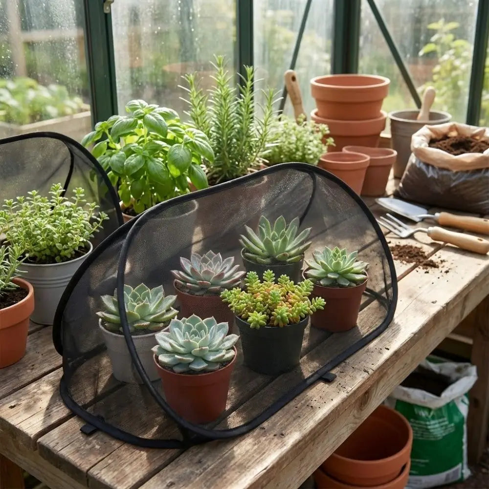 Folding Plant Protection Netting Anti-frost Insect-proof Garden Row Covers Breathable Pop Up Plant Shade Cover Indoor Plants