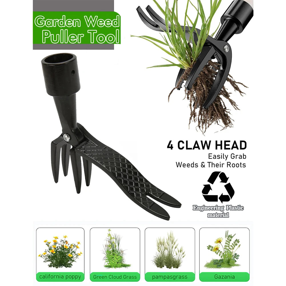 Standing Weeding Head Replacement Foot Pedal Digging Grass Shovel Foot Pedal Weed Puller WeedingTool for Outdoor Garden Lawn