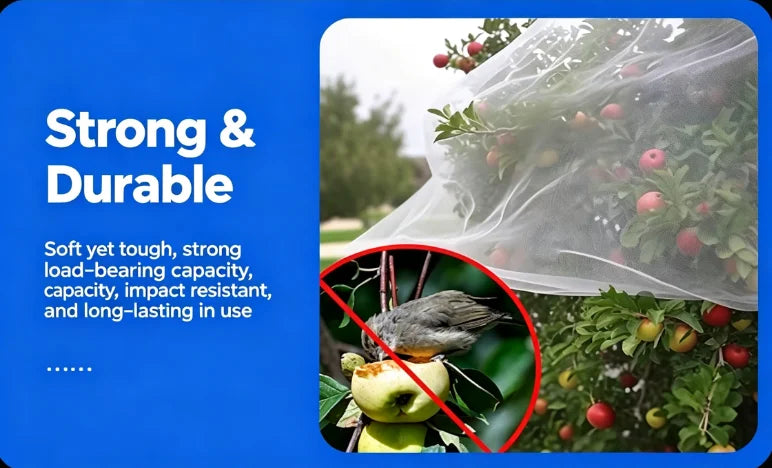 Garden Plant Protective Netting 60‑Mesh, Pest & Bird Proof Cover for Vegetable Flower Fruit Plant Care Protection