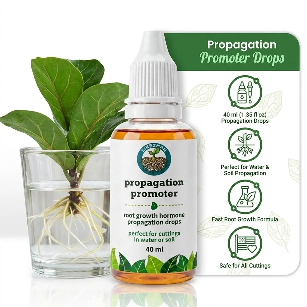 Liquid Plant Rooting Hormone Propagation Drops Root Growth Promoter Stimulator for Indoor Houseplants Water Soil Cuttings 40ml