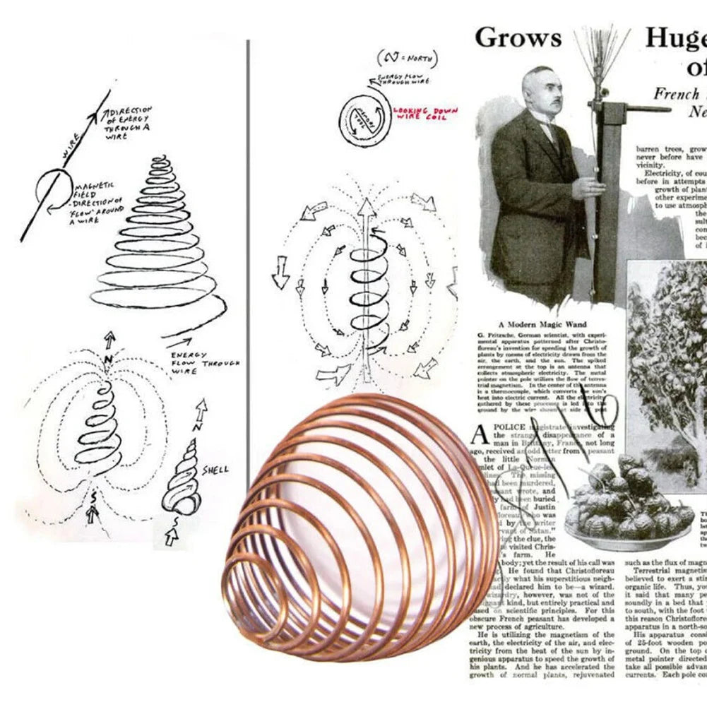 Electroculture Plant Stakes, Copper Garden Antennas