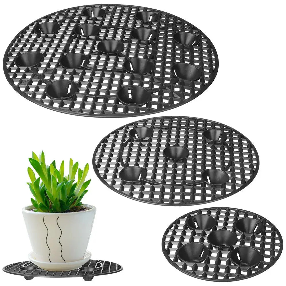 20/30/40cm Plant Pot Saucer Plant Level Pot Elevator Heavy Duty Plant Stands for Prevent Rot and Damage on Patio and Deck