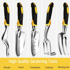 Garden Tool Hand Trowel Rake Cultivator Weeder Tools With Ergonomic Handle Garden Lawn Farmland Transplant Gardening Bonsai Tool