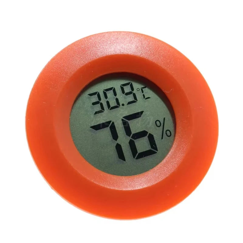 Outdoor Sports Thermometer Reptile Electronic Hygrometer Round Hygrometer Camping Equipment Tool Accessories Outdoor Gadget