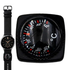 Outside Temperature Gauge 24mm Wearable Portable Accuracy Gauge with Case Indoor Outdoor Thermograph for Car Rv Motorcycle