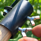 Weed Remover Set with Roller Manual Weed Remover No Need to Bend Over for Garden/ Sidewalk/ Driveway Cracks Elderly