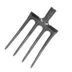 Sturdy High Carbon Steel Digging Fork 4 Tine Anti Breakage Garden Fork Spading Fork Farm Tool