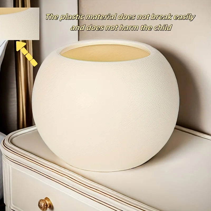 Indoor Outdoor Round Flower Pots, Lightweight Unbreakable Plastic Planters for Garden,  Balcony & Home Flower Planting