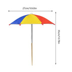 mini Plant Umbrellas UV Protection Cover Garden Umbrella Shade For Outdoor Balcony Patio Backyard Terrace Camping Picnic