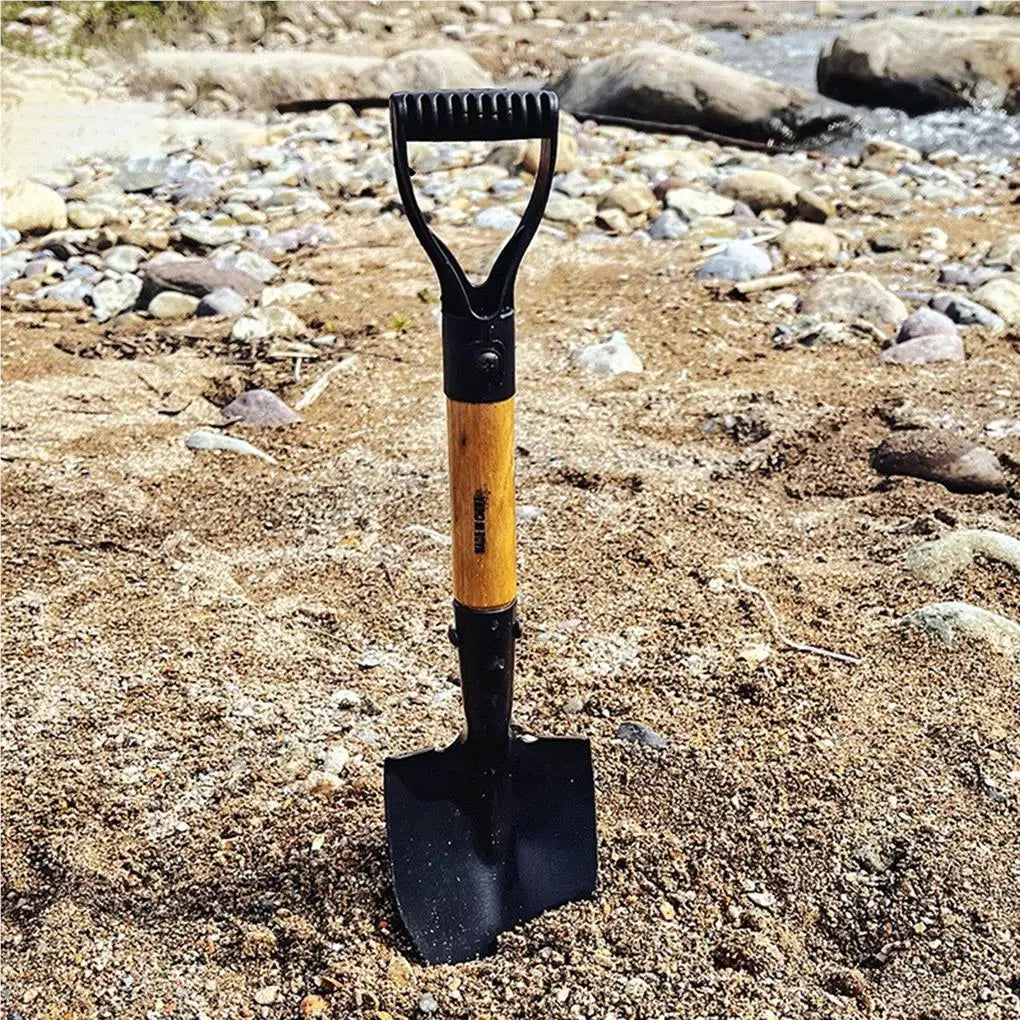 50cm Digging Shovel Mini Manganese Steel Shovels Trowel Waterproof Rustproof Garden Scoop Coated Surface for Camping Outdoor