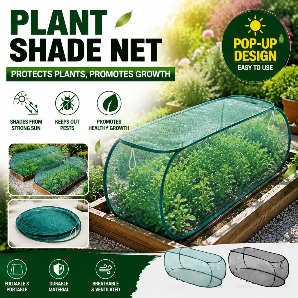 Breathable Garden Plant Shade Net Dome Cover Foldable Insect Bird Barrier Netting Protector For Vegetable Seedling Protection