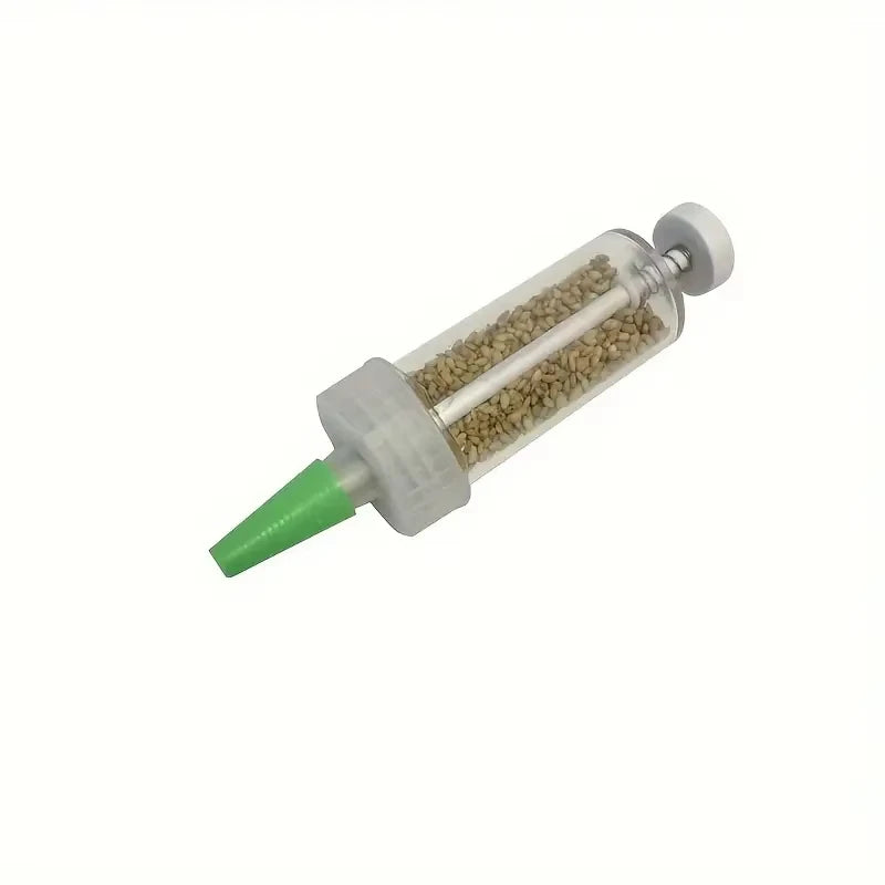 1pc Handheld Seed Dispenser, Mini Manual Seeder Tool for Garden Planting, Flower Pot & Garden Bed Essential Gardening Supplies