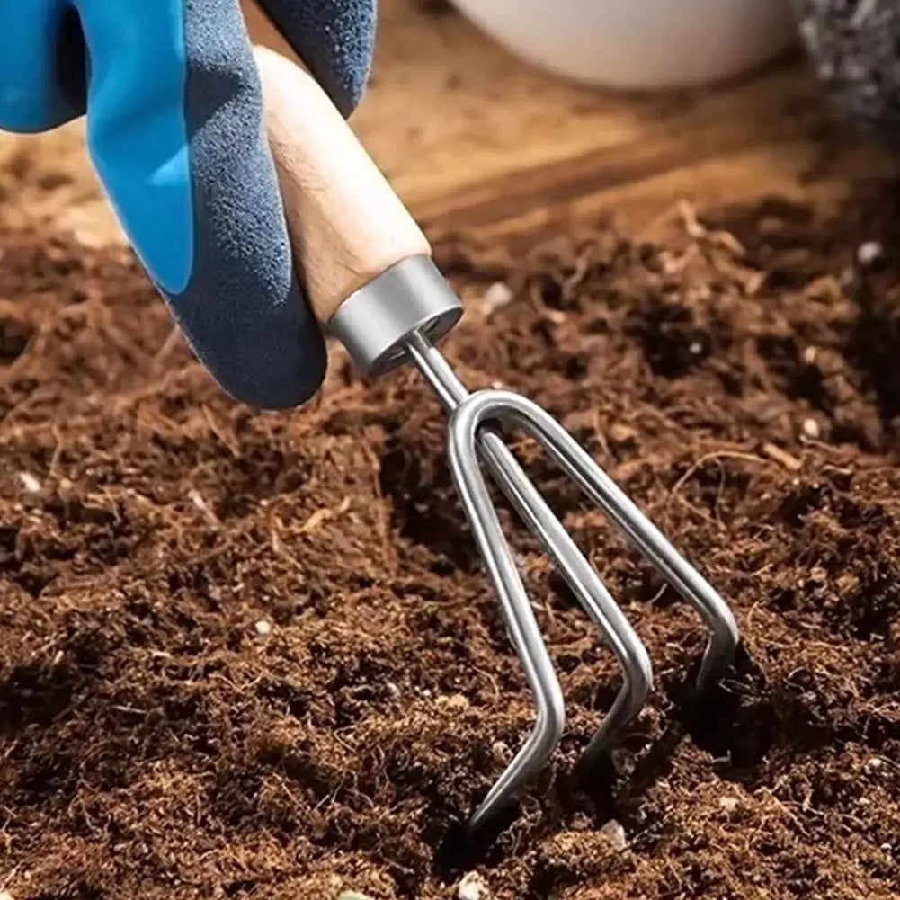 Garden Hand Tool Wide Shovel Hand Cultivator Rake Flowers Potted Household Plant Garden Tools for Digging Transplanting Weeding
