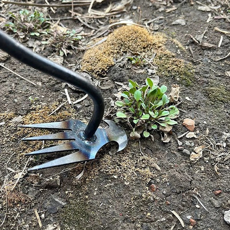 Manganese Steel Garden Weeders Grass Rooting Loose Soil Hand Weeding Removal Puller Gardening Tools Multifunctional Weeder