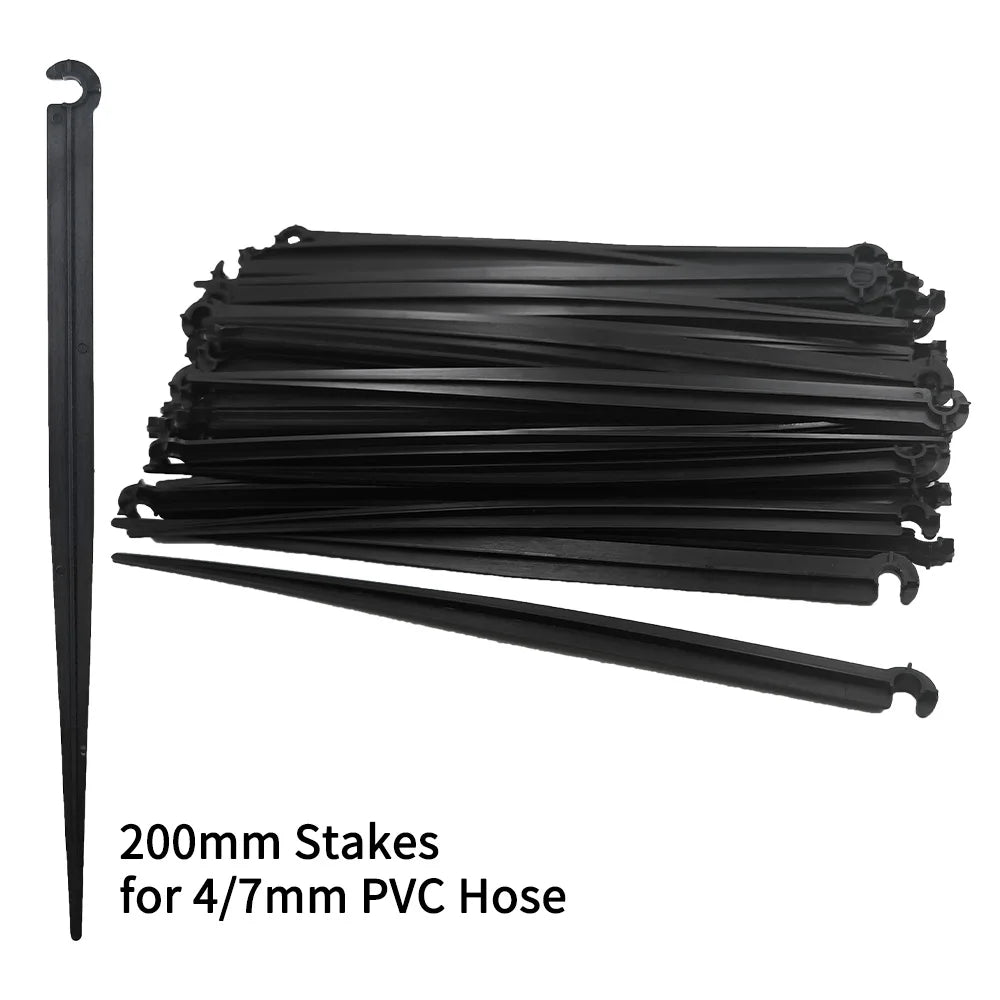 Drip Irrigation Hose Holder Stakes, 11 or 20 cm (4.3 or 7.9 in)