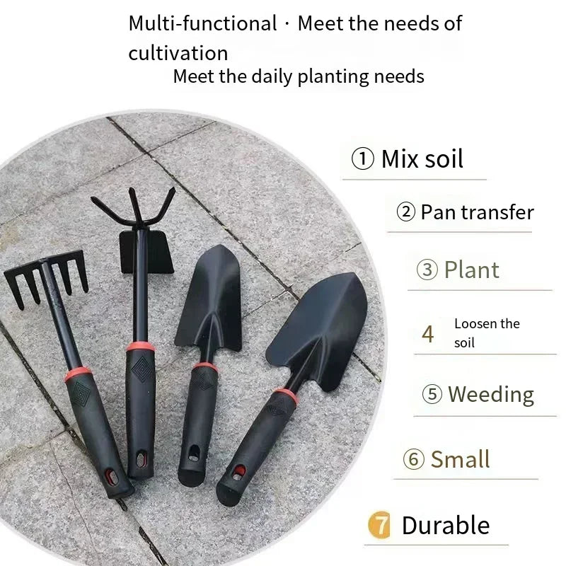 Small Gardening Shovel Set, 4 Pcs Vegetable Planting Hand Shovels, Multifunctional Garden Planting Tools