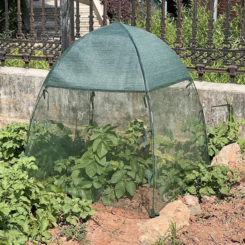 1PC Mesh Plant Sunshade Cover - UV Protection for Garden, Greenhouse, Lawn & Terrace, Durable Outdoor Gardening Fabric