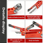Tree Bark Scraper Pruning Knife Fruit Tree Ring Cutting Grafting Tool Multifunctional Peeling Knife