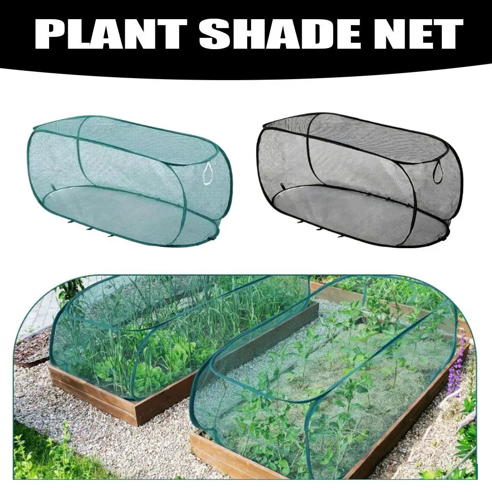 Breathable Garden Plant Shade Net Dome Cover Foldable Insect Bird Barrier Netting Protector For Vegetable Seedling Protection