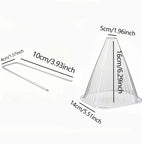 Plant Protection Collar, 20pcs - Transparent PET Material, Ideal for Vegetable Seedlings and Flower Growth, Four-season Care, Pr