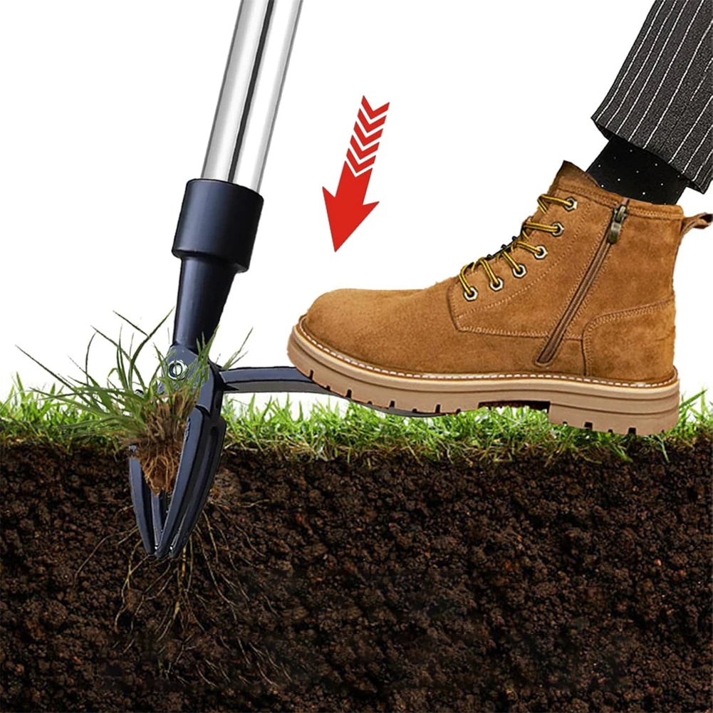 Standing Weeding Head Replacement Foot Pedal Digging Grass Shovel Foot Pedal Weed Puller WeedingTool for Outdoor Garden Lawn