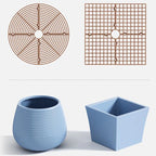 Flower Pot Cover Plant Pot Grid Flower Pot Cover Garden Plant Pot Soil Guard Cover Plant Protector Grid Protection Accessories