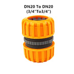 Garden Hose Connector 1/2' 3/4' 1' Inch Pipe Coupler Stop Water Connector 12mm 19mm 25mm Hose Bore Repair Joint Irrigation