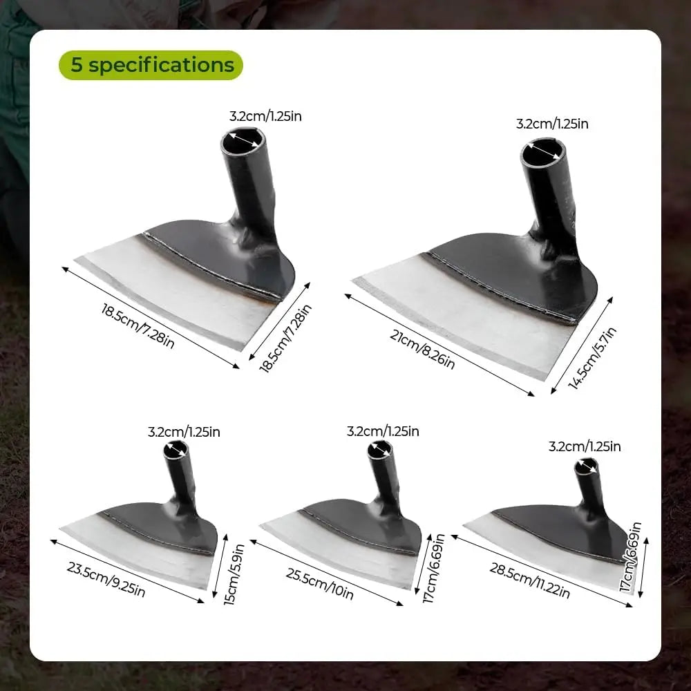 Garden Hoe Steel Hand Weeding Tool Heavy Durable Soil Digging Hoe Loosening Tool Agriculture Farming Farmer Tools Accessories