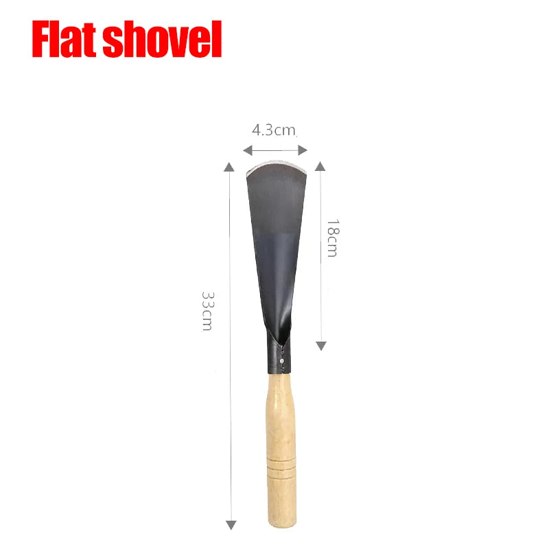 Metal Garden Tools Digging Transplanting Vegetables Flower Planting Hand Shovels Hoe Weeding Shovel Potting Soils Scoop Spade