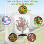 Garden Plant Insect Netting Vegetable, Flower and Fruit Care Cover Netting Pest Control Bird-proof 60 Mesh Protective Netting