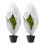 Winter Plant Cold-proof Cover Plant Protection and Warmth Covers Drawstring Zipper Fixed Non-woven Fabric Casing Outdoors Garden