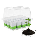 Seedling Starter Tray Indoor Garden Greenhouse Growth Potting with Cover Adjustable Humidity Germination Box Gardening Supplies