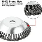 Steel Wire Weeding Garden Weed Wheel Tools Rust Removal Twisted Wire Steel Wire Grass Trimmer Head Weed Mower Accessories