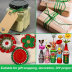 2mm Garden Twine 328 Feet Strong Jute String Green Plant Ties Climbing Plants Tomatoes Floristry Crafts Diy Knitting Crocheting