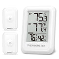 ORIA Outdoor Thermometer Wireless Indoor Hygrometer Digital Room Thermometer with 2 Sensors for Office Home