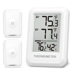 ORIA Outdoor Thermometer Wireless Indoor Hygrometer Digital Room Thermometer with 2 Sensors for Office Home